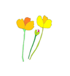 talking colorful flower（個別スタンプ：1）