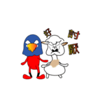 Bird guy and crazy boy（個別スタンプ：18）