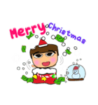 Kato Keda.16 Merry Christmas.（個別スタンプ：15）