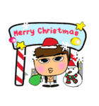 Kato Keda.16 Merry Christmas.（個別スタンプ：38）