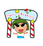 Gato Keda.17Merry Christmas.（個別スタンプ：1）