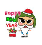 Gato Keda.17Merry Christmas.（個別スタンプ：7）