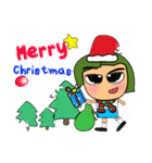 Gato Keda.17Merry Christmas.（個別スタンプ：12）