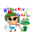 Gato Keda.17Merry Christmas.（個別スタンプ：13）