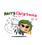 Gato Keda.17Merry Christmas.（個別スタンプ：35）