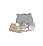 白黒ねこちゃん（個別スタンプ：5）