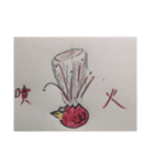火山鳥スタンプ2（個別スタンプ：4）