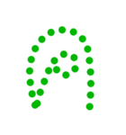 Alphabet: Thai alphabets dot.（個別スタンプ：4）