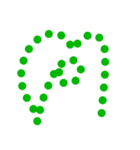 Alphabet: Thai alphabets dot.（個別スタンプ：5）