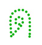 Alphabet: Thai alphabets dot.（個別スタンプ：20）