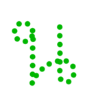 Alphabet: Thai alphabets dot.（個別スタンプ：25）