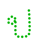 Alphabet: Thai alphabets dot.（個別スタンプ：27）