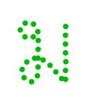 Alphabet: Thai alphabets dot.（個別スタンプ：33）