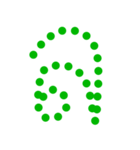 Alphabet: Thai alphabets dot.（個別スタンプ：36）