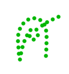 Alphabet: Thai alphabets dot.（個別スタンプ：38）