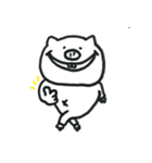 しろいぶたさんとおともだち（個別スタンプ：4）