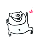 しろいぶたさんとおともだち（個別スタンプ：12）