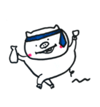 しろいぶたさんとおともだち（個別スタンプ：17）