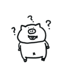 しろいぶたさんとおともだち（個別スタンプ：21）