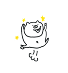 しろいぶたさんとおともだち（個別スタンプ：25）