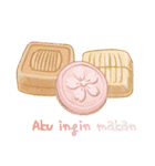 I want to eat sweets (Indonesian)（個別スタンプ：21）