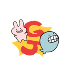 うさぎさんとおかさな（個別スタンプ：3）