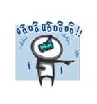 Panda with runny nose - For loners（個別スタンプ：2）