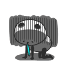 Panda with runny nose - For loners（個別スタンプ：31）