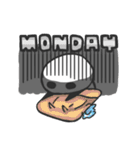 Panda with runny nose - For loners（個別スタンプ：33）