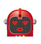 ロボットの顔（個別スタンプ：8）