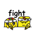 チーズの家族- fatty pie ＆ fatty roll（個別スタンプ：3）