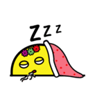 チーズの家族- fatty pie ＆ fatty roll（個別スタンプ：7）