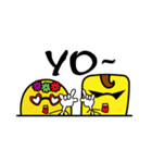 チーズの家族- fatty pie ＆ fatty roll（個別スタンプ：17）