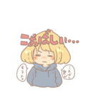 あくびスタンプ（個別スタンプ：4）