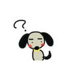 まゆげ犬。2（個別スタンプ：38）