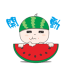 Small strawberries and small watermelons（個別スタンプ：15）