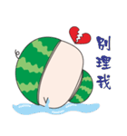 Small strawberries and small watermelons（個別スタンプ：30）