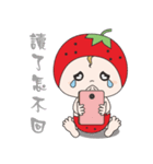 Small strawberries and small watermelons（個別スタンプ：37）