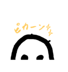 髪の毛が3本しかない人（個別スタンプ：7）