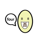 TWN Oval face grandpa no.2（個別スタンプ：15）