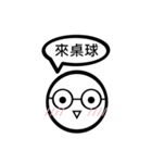 TWN Glasses face boy no.4（個別スタンプ：38）