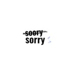 Simpleじゃないと。（個別スタンプ：12）