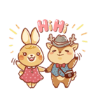 Deer photographer and his wife Bunny（個別スタンプ：1）