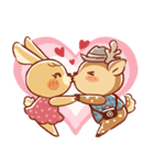 Deer photographer and his wife Bunny（個別スタンプ：6）