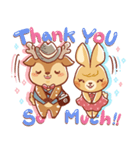 Deer photographer and his wife Bunny（個別スタンプ：7）