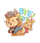 Deer photographer and his wife Bunny（個別スタンプ：8）