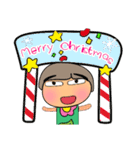 Keda Kawa.17Merry Christmas.（個別スタンプ：1）