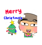 Keda Kawa.17Merry Christmas.（個別スタンプ：9）