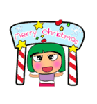 Yumi Keda.17Merry Christmas.（個別スタンプ：1）