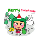 Yumi Keda.17Merry Christmas.（個別スタンプ：21）